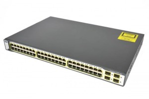 Switch Cisco Catalyst 3750 WS-C3750-48TS-S 48x10/100