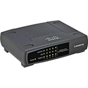 Switch Cisco Linksys 5x10/100  EZXS55W-EU + zasilacz