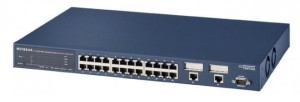 NETGEAR FSM726, 24x 10/100 +2x GBIC, 2x 10/100/1000