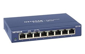 Switch NETGEAR GS108, 8x 10/100/1000