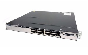 Switch WS-C3750X-24P-S  24 x 10/100/1000 PoE +, C3KX-NM-1G
