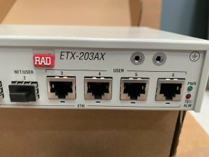 RAD ETX-203AX Carrier Ethernet Demacation Device z portami Gigabit 2SFP/4UTP