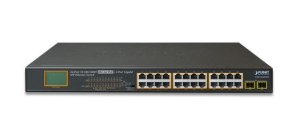 Switch Planet GSW-2620VHP , 24x10/100/1000T 802.3at PoE + 2xGiga