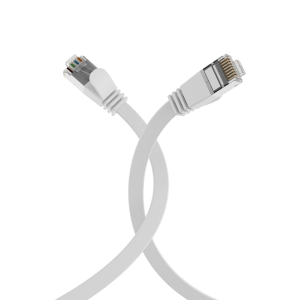 Kabel sieciowy EFB  U / FTP (STP) 1m Cat6a biały (K5545WS.1) 