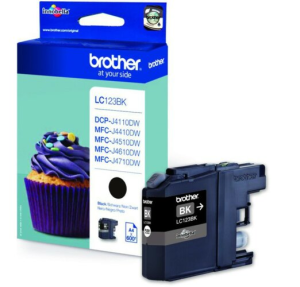 Tusz Brother LC123BK  czarny 600stron 