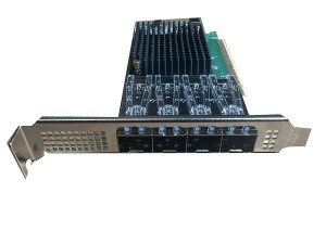 Emulex LPE37004-S4-LP 4x 32GB FC + Wkładki