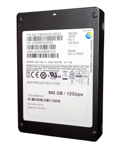 SAMSUNG PM1643 MZILT960HAHQ-000G3 960GB 2,5" SAS SSD health 90-100%