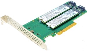 Adapter HPE PCIe 759505-001 759238-001 2x M.2 240GB SATA 