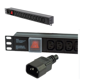 PDU PDU12SIEC/IEC  12x IEC13 SOCKETS C14 PLUG