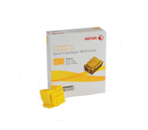 Xerox ColorQube 8870 Solid Ink Stick Yellow (Pack of 6) 108R00956