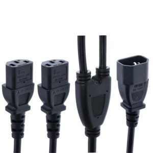 Kabel podwójny ( rozdzielacz )  2x C13 do C14, 1.8M