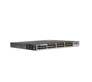 Cisco Catalyst WS-C3750X-48P-L / 48x GbE PoE+ / Moduł C3KX-NM-10G (2x 10G SFP+) / LAN Base / 2x PSU / Uchwyty