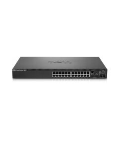 Dell PowerConnect 5524 24 porty RJ‑45 10/100/1000 Mbps,2 porty SFP+ (10 Gb/s)