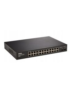 Dell PowerConnect 2824 24 porty RJ‑45 10/100/1000 Mbps 2 porty SFP (combo)