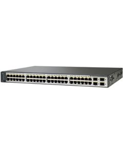 Switch Cisco 3750 V2 POE-48 WS-C3750V2-48PS-S,  48X 10/100