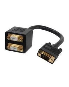 StarTech kabel rozgałęźnik DVI na 2x VGA 30 cm