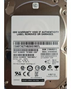 IBM/SEAGATE 10K 900GB 2,5 SAS ST9900805SS 9TH066-039