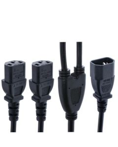 Kabel podwójny rozdzielacz  2x C13 do C14, 1.8M