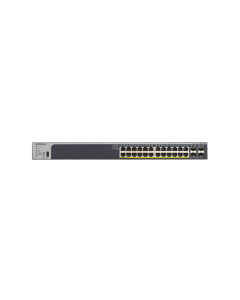 Netgear GS728TP / 24x 1GbE PoE/PoE+ / 4x SFP / Smart Managed / Uszy Rack
