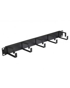 Menadżer / organizer okablowania 1u 19" 5 x haczyk