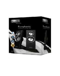 zestaw GŁOŚNIKI KOMPUTEROWE 2.0 SWEEX PUREPHONIC SP200