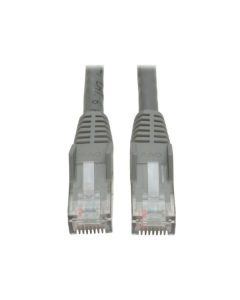 Tripp Lite Cat6 Gigabit Snagless Patch Cable RJ45 M/M N201-010-GY 3M